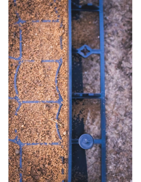 OBRZEŻE OGRODOWE TRAWNIKOWE 50M 45MM + 150 KOTEW