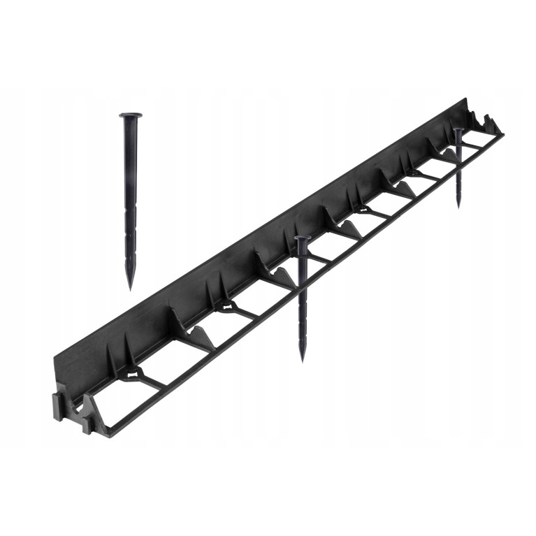 OBRZEŻE OGRODOWE TRAWNIKOWE 30M 45MM + 90 KOTEW